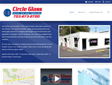 Tablet Screenshot of circleglassandmirror.com